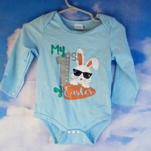 🌼 Light Blue My 1st Easter Bunny Bodysuit